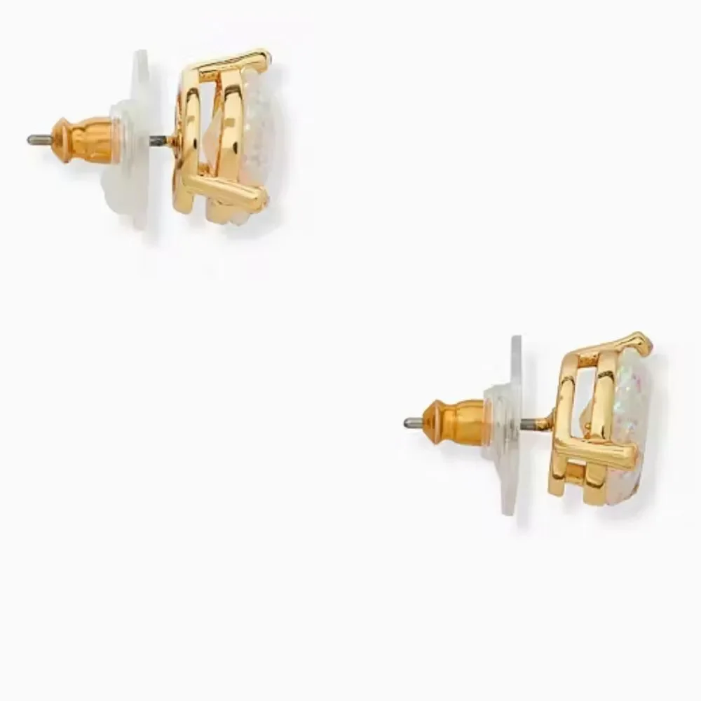 Kate Spade Rise and Shine Glitter Stud Earrings!